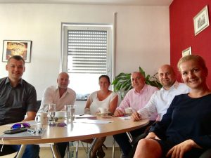 NFL-Teamtreffen anlässlich der Weiterbildung zum Betriebsrentenstärkungsgesetz am 17.08.2017